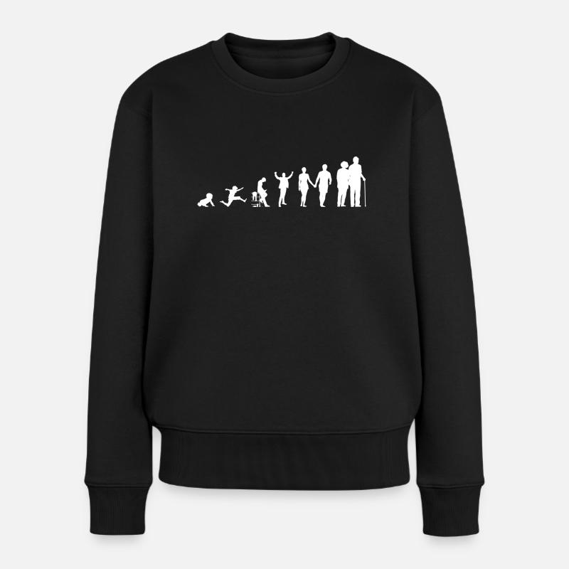 CYCLE DE VIE HUMAIN - Pull Premium bio Femme - noir