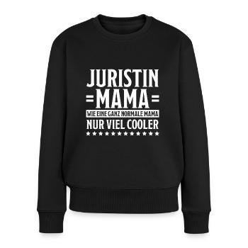 Juristin Beruf Lustige Spruch Jurist Jura Geschenk - Frauen Premium Bio Pullover - Schwarz - Vorne - Julia (174cm)