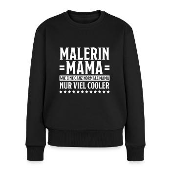 Malerin Spruch Malermeister Beruf Malerin Geschenk - Frauen Premium Bio Pullover - Schwarz - Vorne - Julia (174cm)