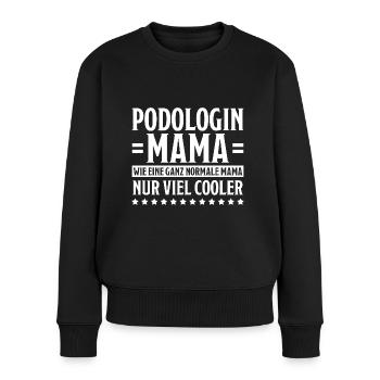 Podologin Spruch Fußpflegerin Podologin Geschenk - Frauen Premium Bio Pullover - Schwarz - Vorne - Julia (174cm)