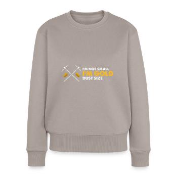 Gold Digger Gold Panning Conceptions d’extraction d’or - Pull Premium bio Femme - taupe - Devant - Julia (174cm)