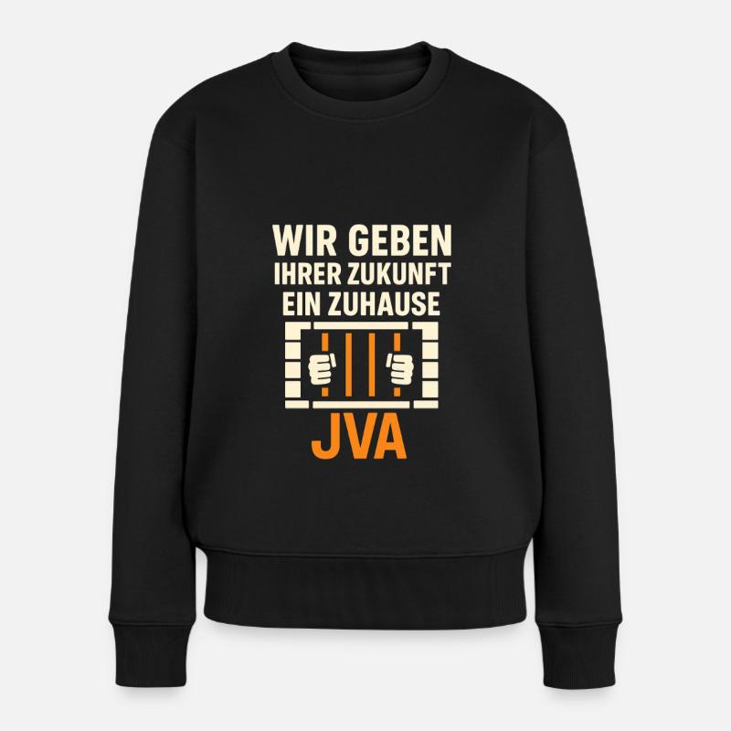 We give your future a home – JVA - Women's Premium Organic Jumper - black