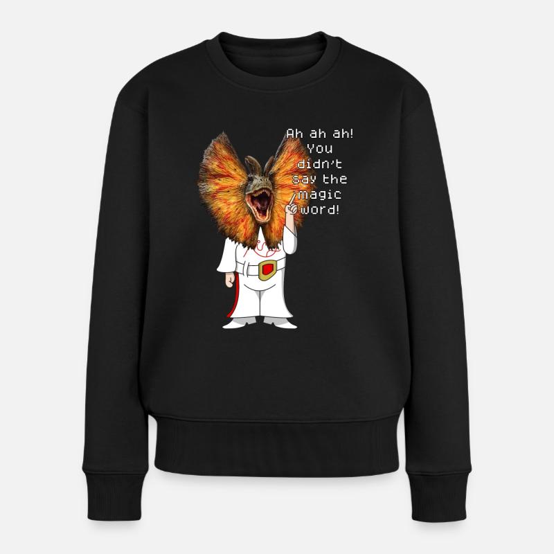 DilophoDennis - Frauen Premium Bio Pullover - Schwarz