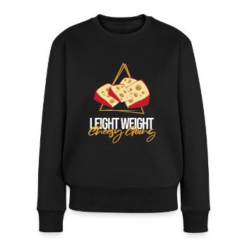 Design de charcuterie pour les fromagers - Pull Premium bio Femme - noir - Devant - Julia (174cm)