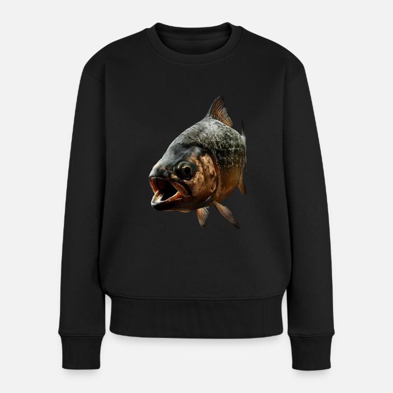Piranha - Pull Premium bio Femme - noir