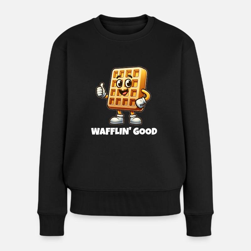 Wafflin' Good - Pull Premium bio Femme - noir