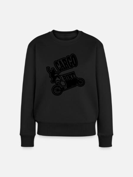 Lastenrad / Cargo Bike Ultras - Sports Edition - Frauen Premium Bio Pullover - Schwarz