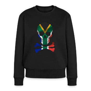 Drapeau de l’Afrique du Sud - Pull Premium bio Femme - noir - Devant - Julia (174cm)