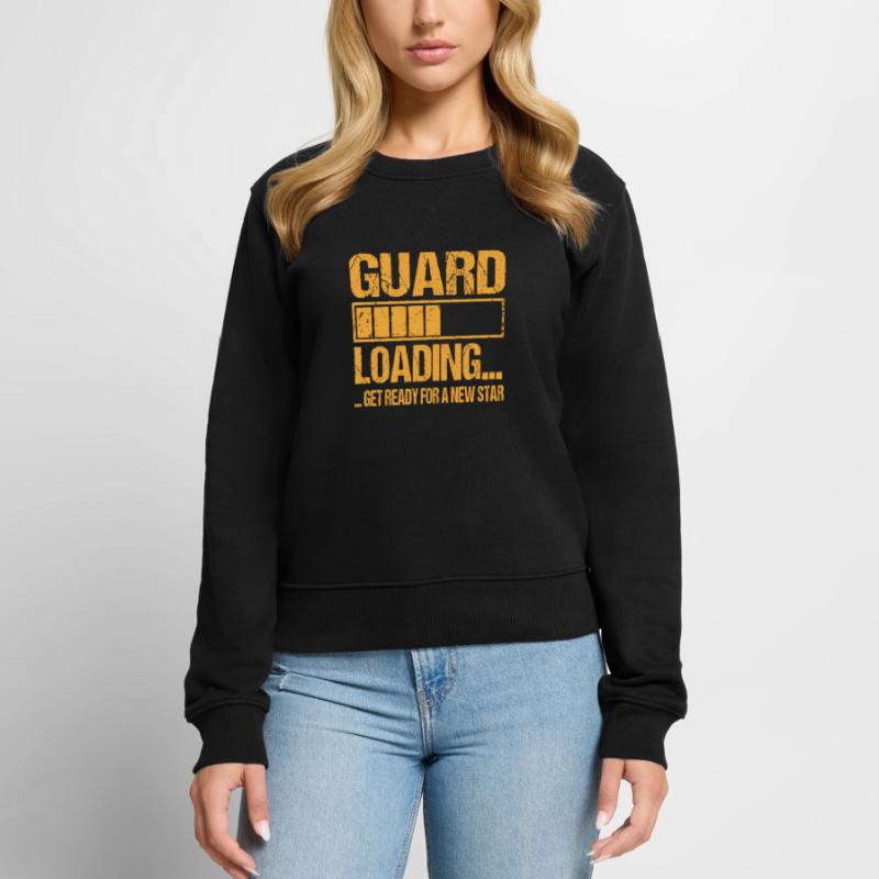 Security guard loading security guard training Women's Premium Organic Jumper