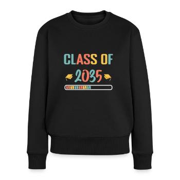 Class Of 2035 First Day Of School Grow With Me - Women's Premium Organic Jumper - black - Front - Julia (174cm)