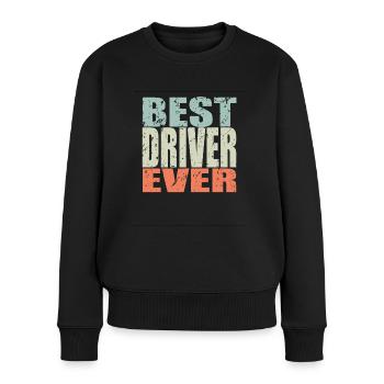 Meilleur pilote jamais Driver Gift - Pull Premium bio Femme - noir - Devant - Julia (174cm)