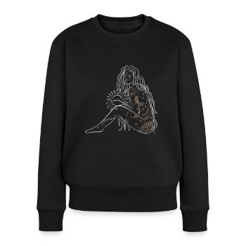 Womanhood - Women's Premium Organic Jumper - black - Front - Julia (174cm)