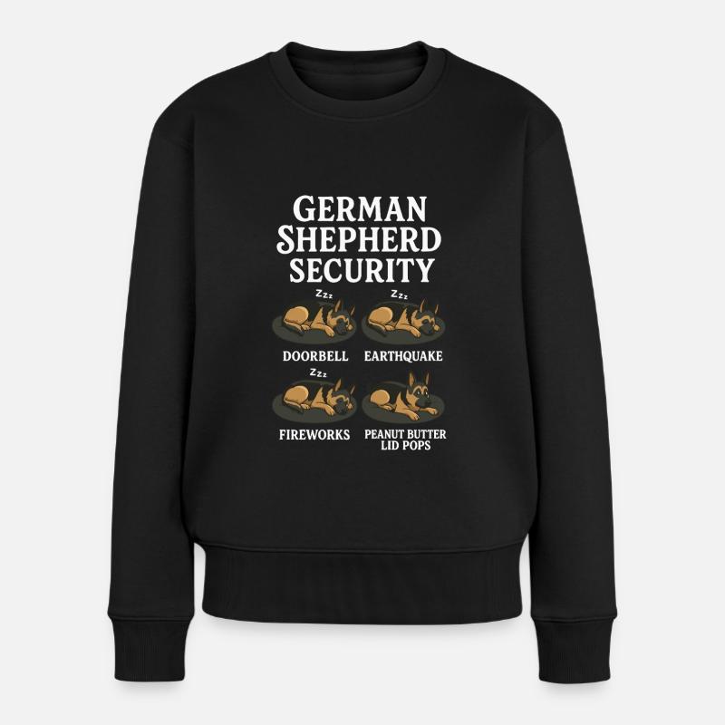 Berger allemand - Pull Premium bio Femme - noir