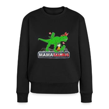 Mamasaurus Cadeau Fête Des Mères - Pull Premium bio Femme - noir - Devant - Julia (174cm)