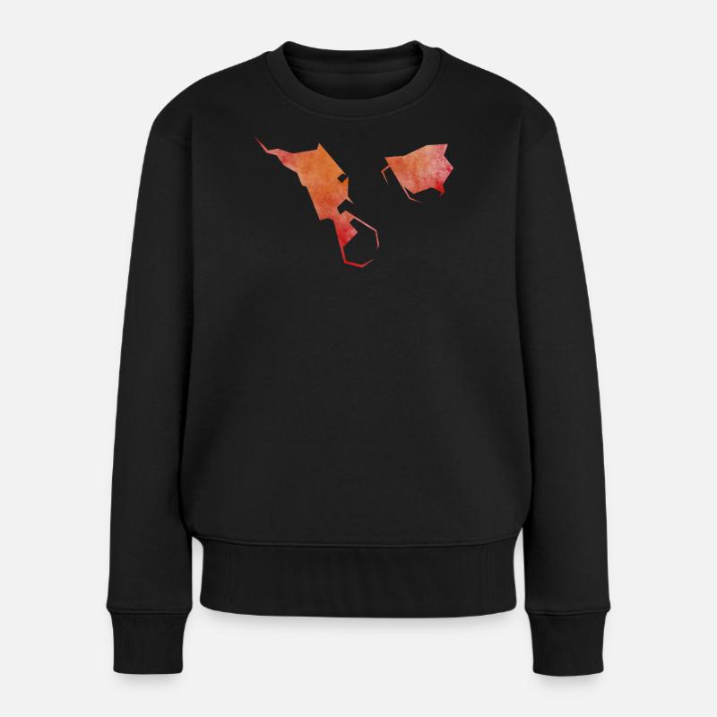 helgoland - Frauen Premium Bio Pullover - Schwarz