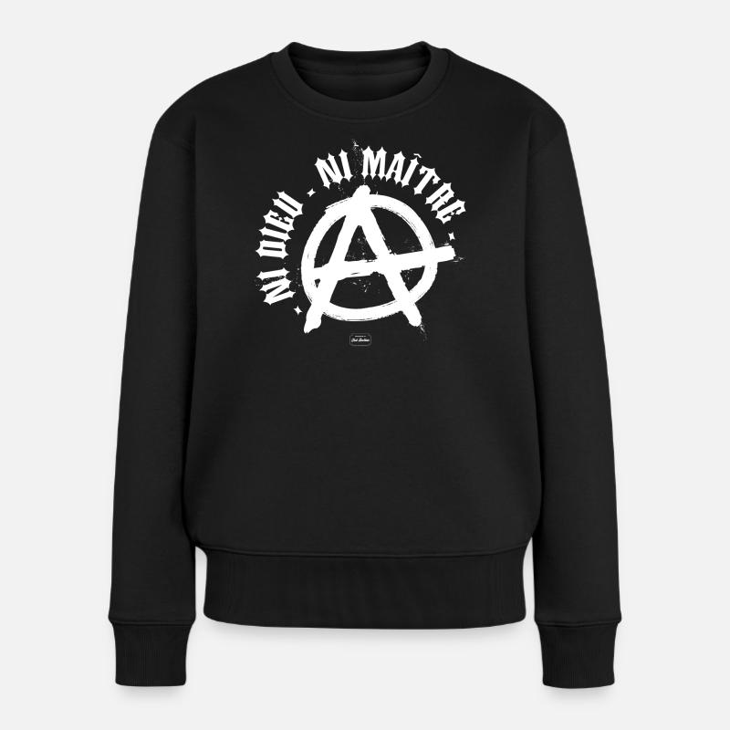 Ni dieu ni maître - Pull Premium bio Femme - noir