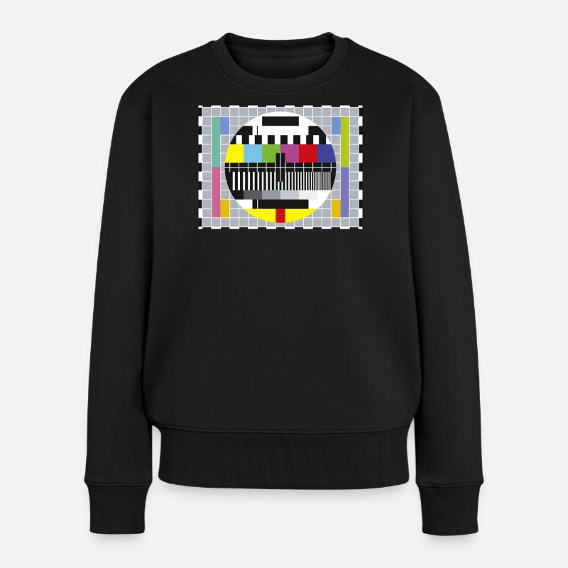 télévision - Pull Premium bio Femme - noir