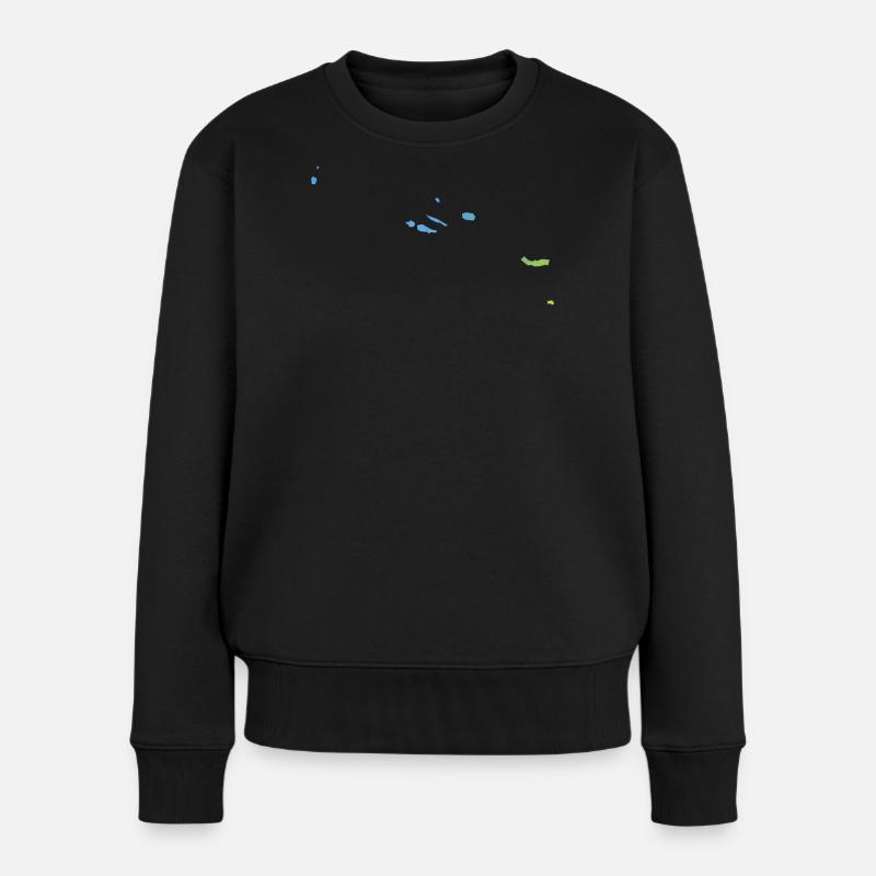 Azores - Frauen Premium Bio Pullover - Schwarz