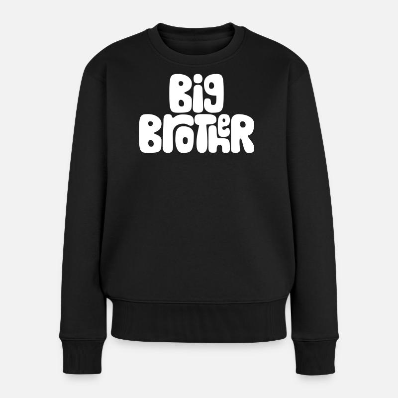 Big Brother - Frauen Premium Bio Pullover - Schwarz