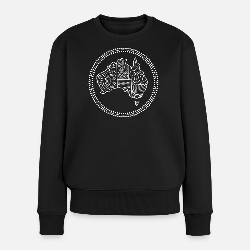 australia - Pull Premium bio Femme - noir
