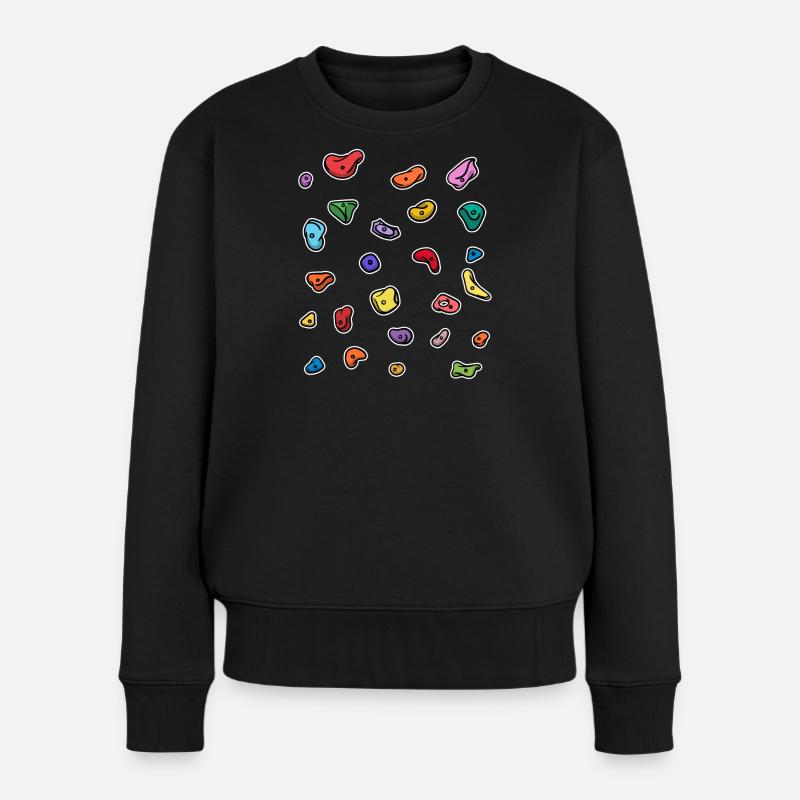 Climbing climbing wall Boulder Free climbing - Women's Premium Organic Jumper - black