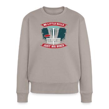 Disc Golf - Pull Premium bio Femme - taupe - Devant - Julia (174cm)