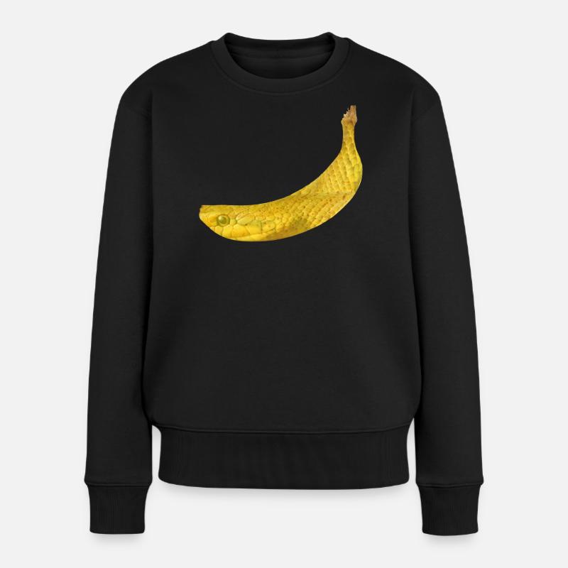 Banane serpent - Pull Premium bio Femme - noir