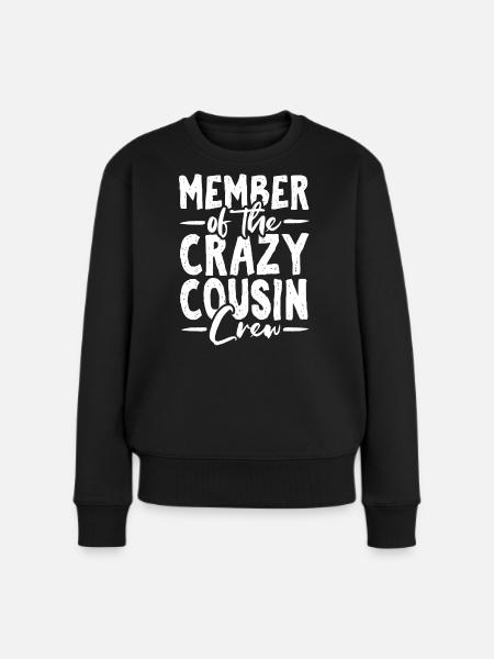 Cousin - Frauen Premium Bio Pullover - Schwarz