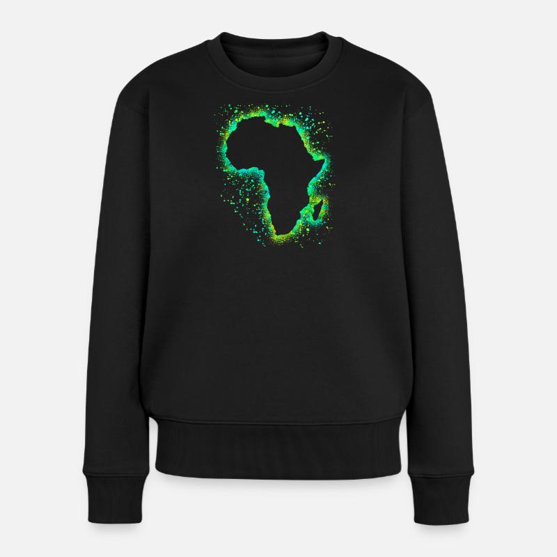 Afrique - Pull Premium bio Femme - noir