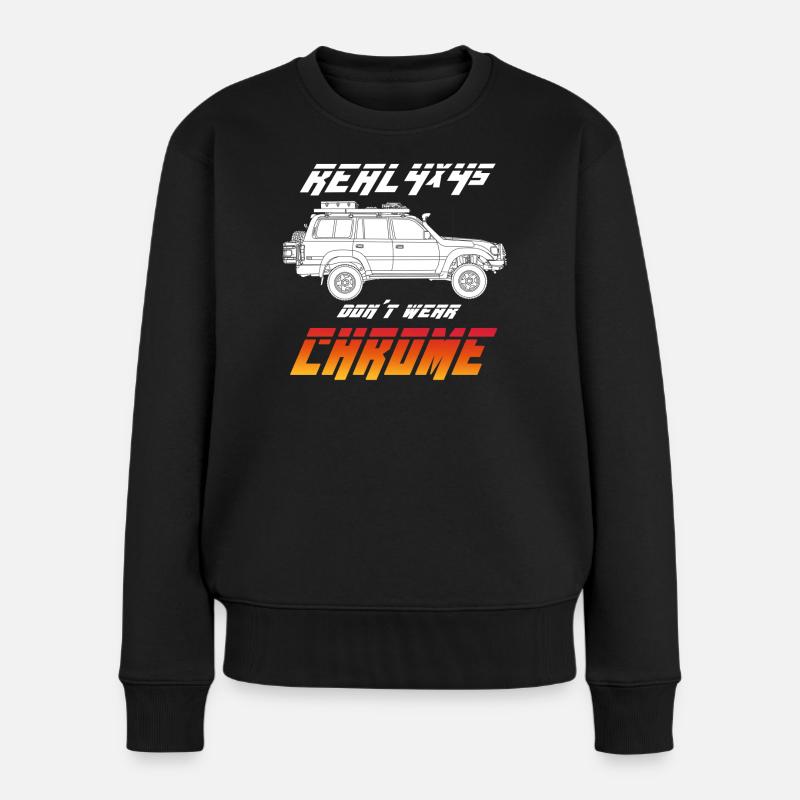 Land cruiser - Pull Premium bio Femme - noir