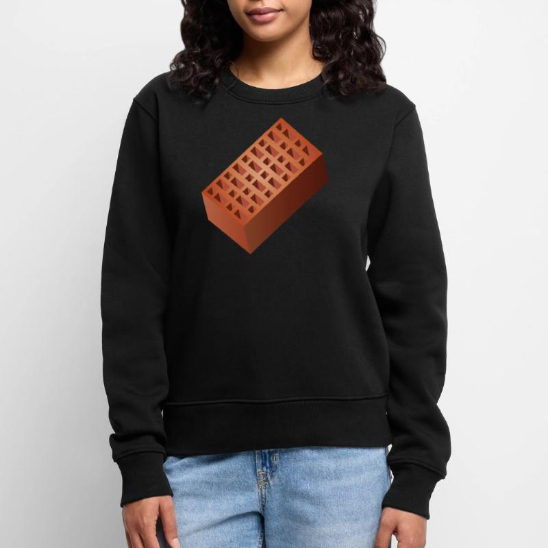 Brick Wall Bricks Bricks for Wall Construction Women's Premium Organic Jumper