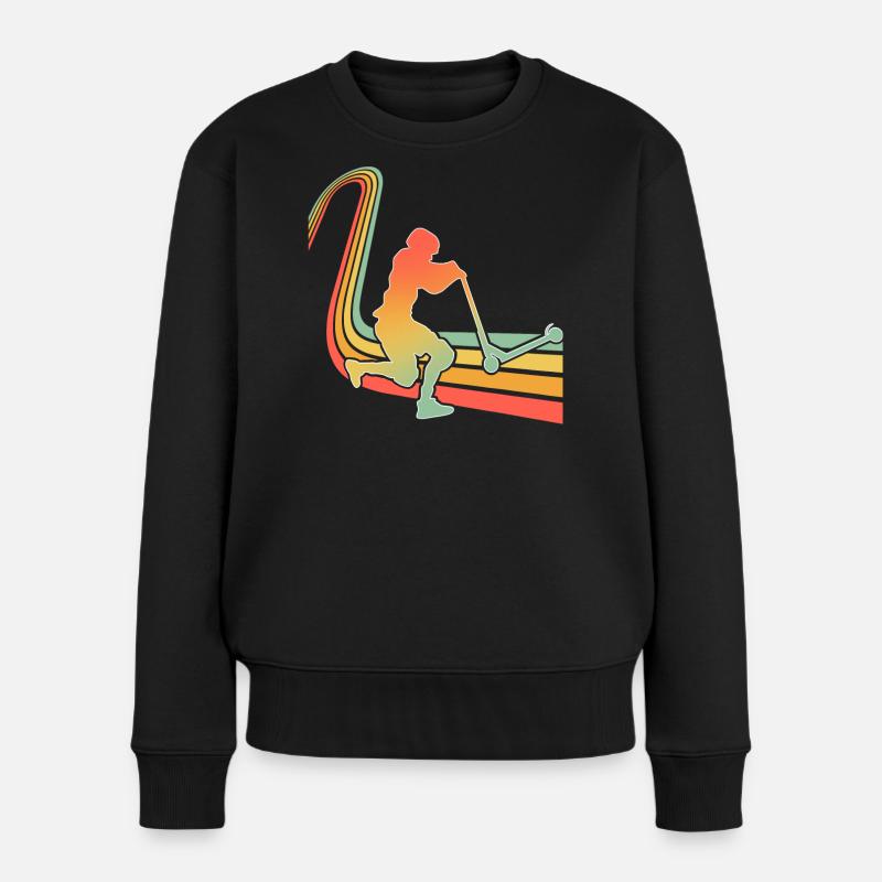 Scooter - Frauen Premium Bio Pullover - Schwarz