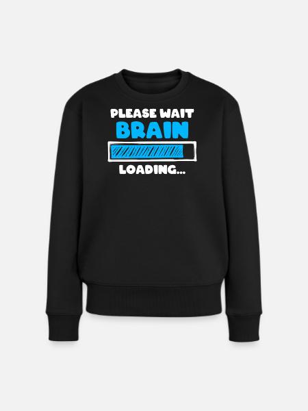 Zocker Lustige Sprüche Gamer - Frauen Premium Bio Pullover - Schwarz