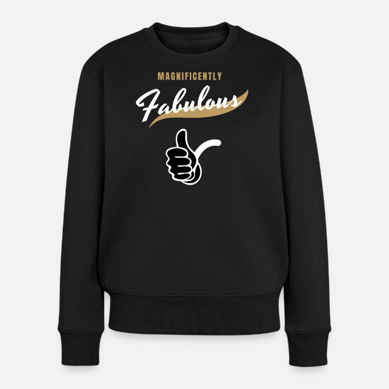 Fabelhafte - Frauen Premium Bio Pullover - Schwarz