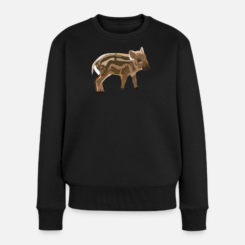 Freddy - Nouveau-venu - Pull Premium bio Femme - noir