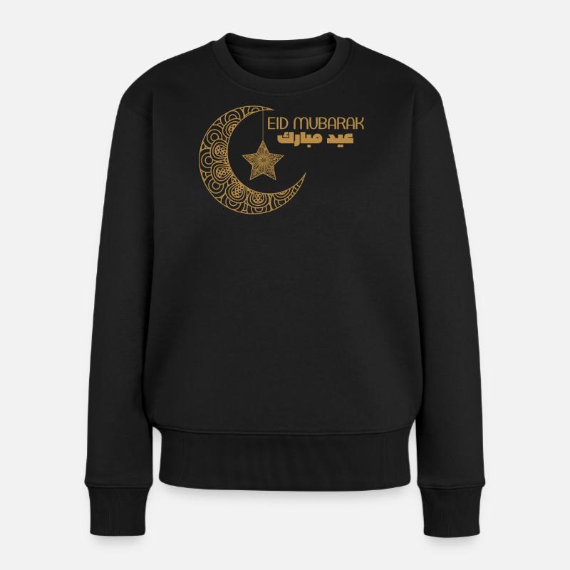 eid mobarak - Women's Premium Organic Jumper - black