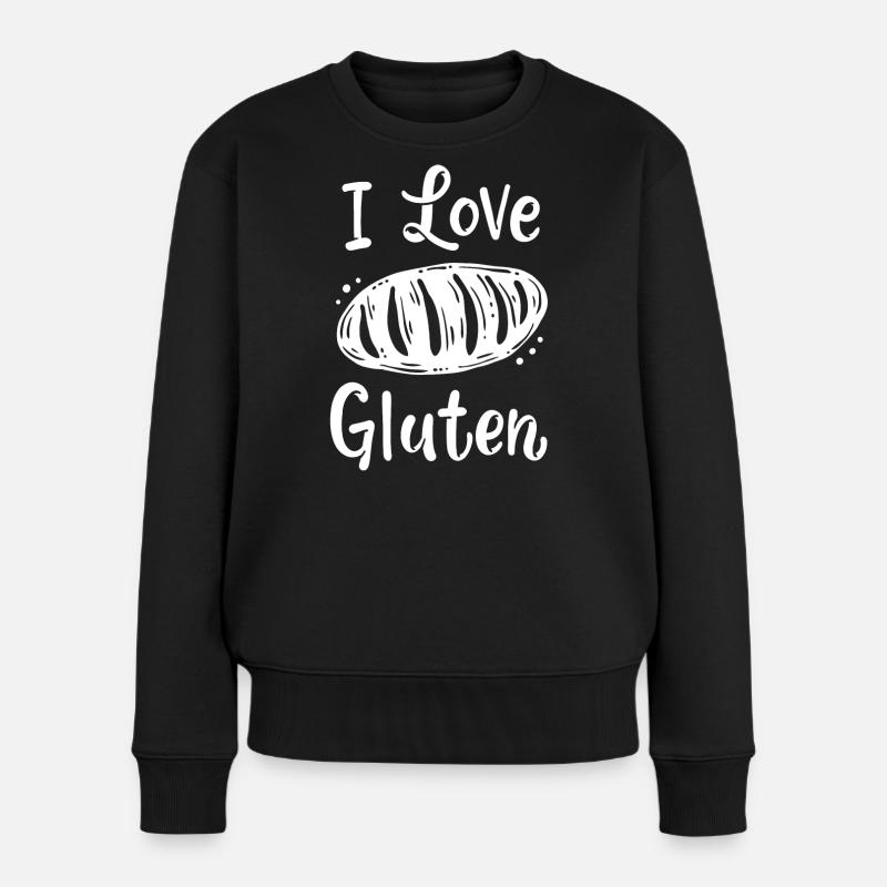 Boulanger de pain - Pull Premium bio Femme - noir
