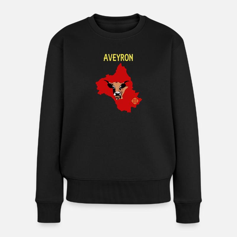 Aveyron - Pull Premium bio Femme - noir