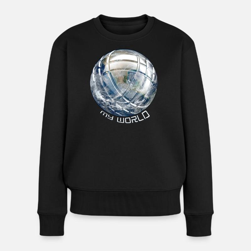 Petanque - Women's Premium Organic Jumper - black