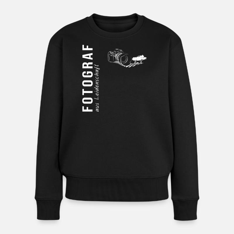 Fotograf aus Leidenschaft - Frauen Premium Bio Pullover - Schwarz