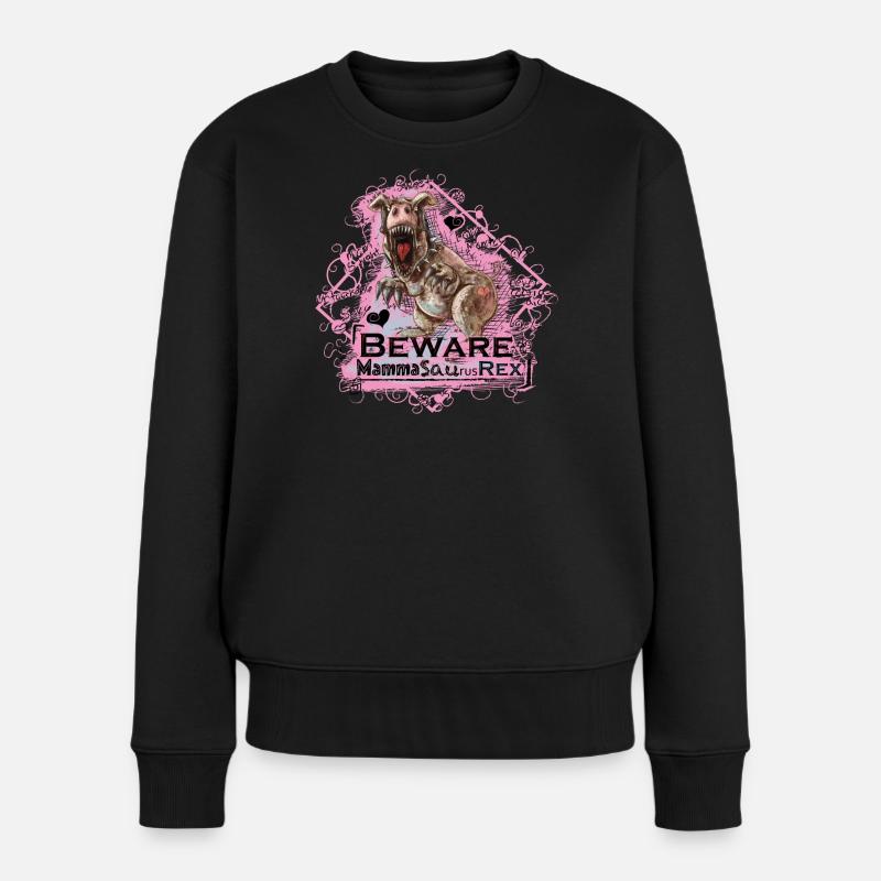 Mamasaurusrex - Women's Premium Organic Jumper - black