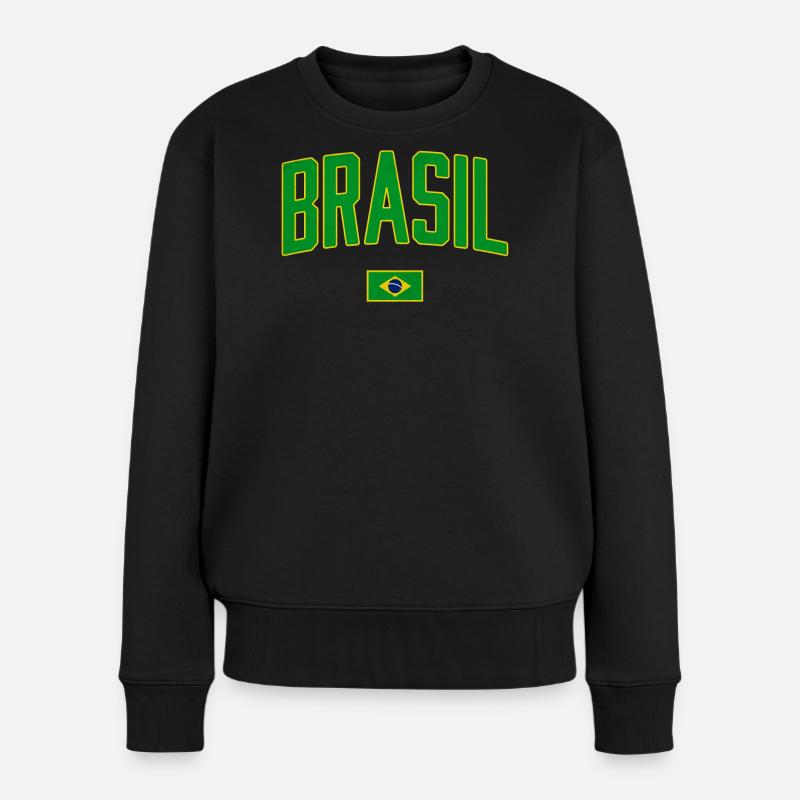 Brésil | Brasil - Pull Premium bio Femme - noir