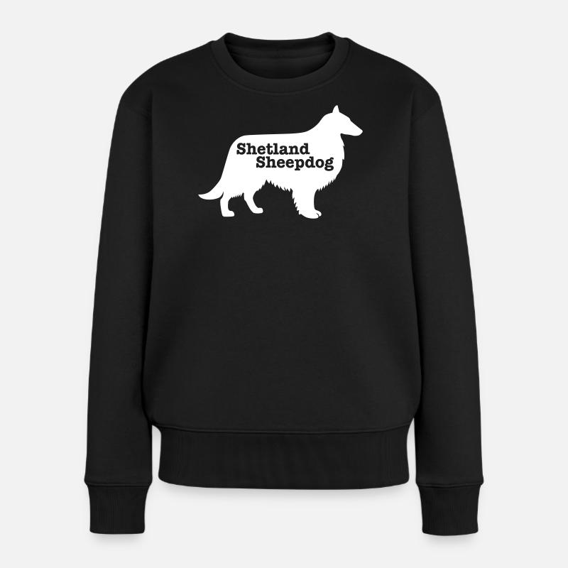 Berger Shetland - Pull Premium bio Femme - noir
