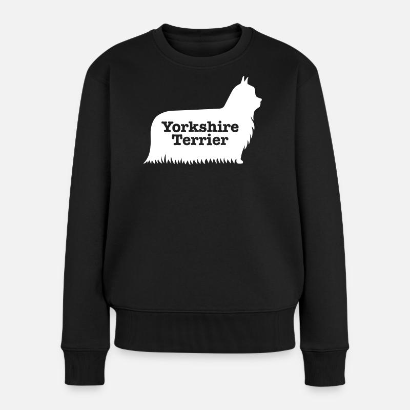 Yorkshire Terrier - Women's Premium Organic Jumper - black