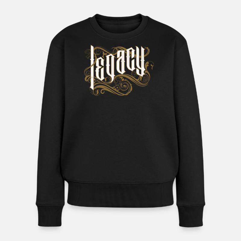 Legacy - Pull Premium bio Femme - noir