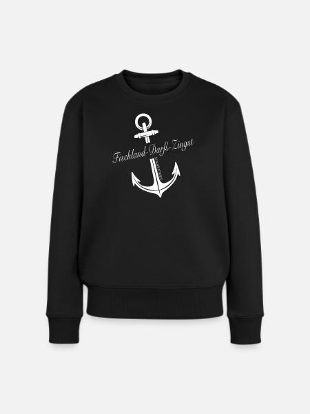 Fischland Darß Zingst - Frauen Premium Bio Pullover - Schwarz
