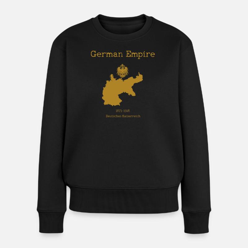 German Empire - Frauen Premium Bio Pullover - Schwarz