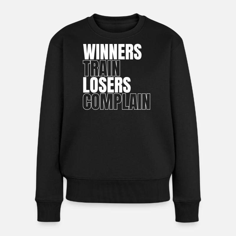 winners - Frauen Premium Bio Pullover - Schwarz