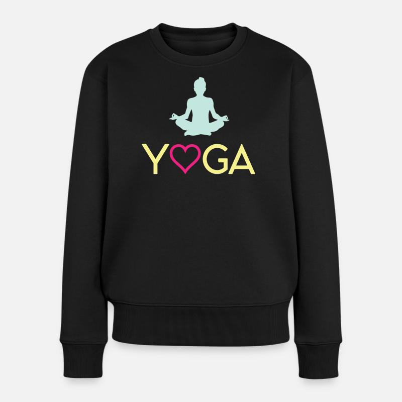 Yoga - Pull Premium bio Femme - noir