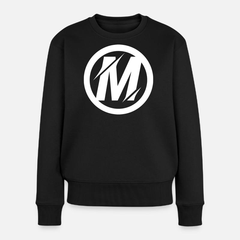 Illustration du logo M - Pull Premium bio Femme - noir